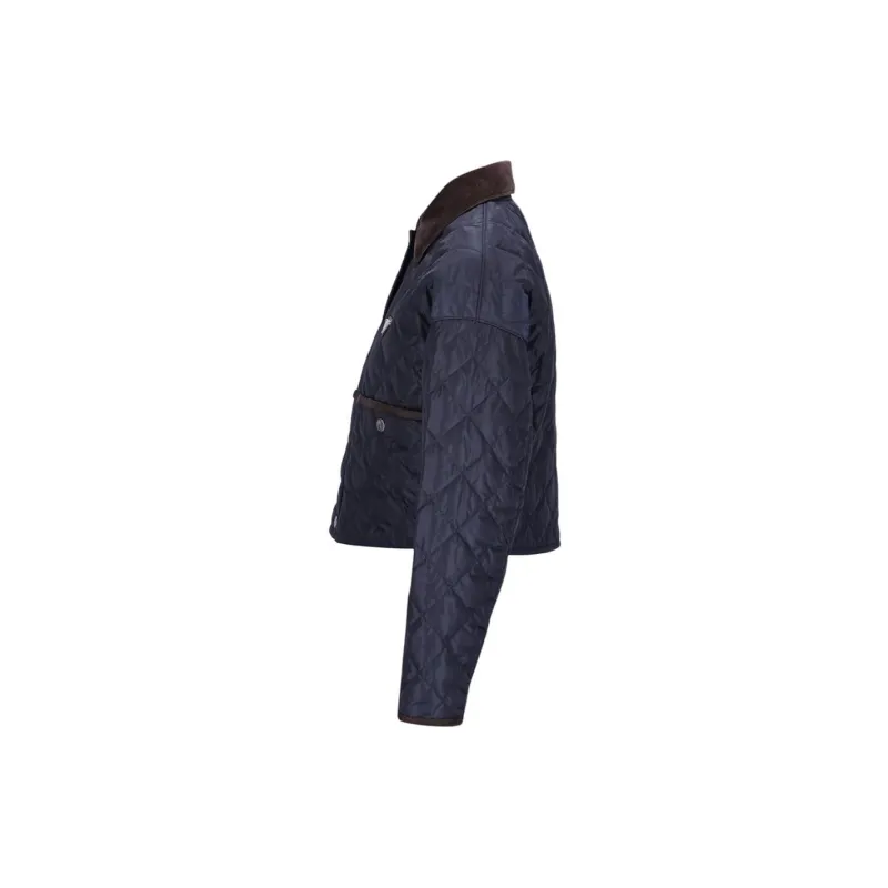 PRADA Quilted Button-Up Jacket-2
