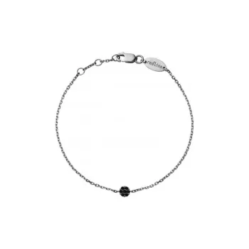 Redline Black Diamond Bracelets Men's Silver Black