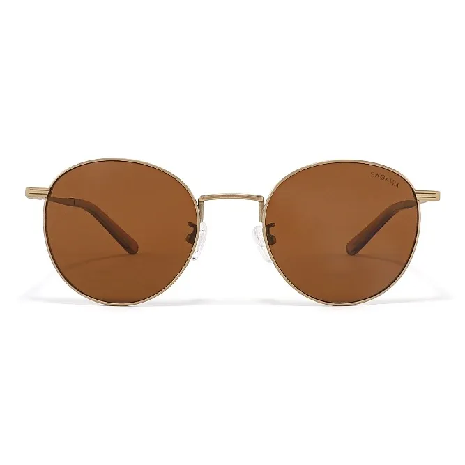 Sagawa Titanium Round Sunglasses Unisex-10