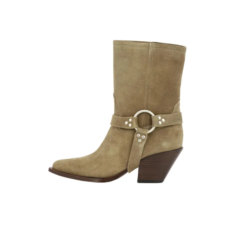 SONORA BOOTS Atoka Ankle Boots Women's Light Umber-0