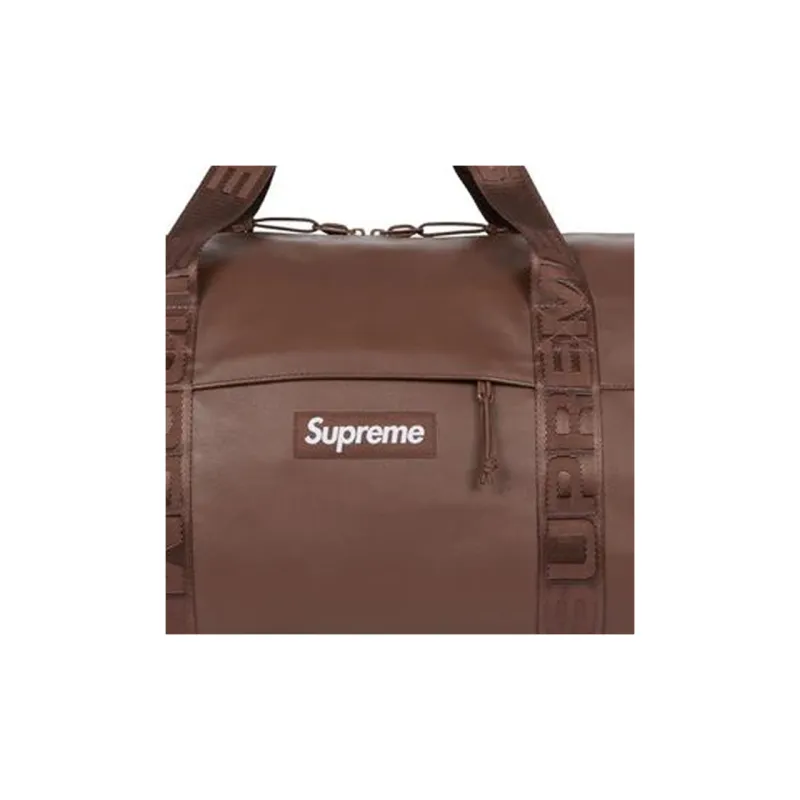 Supreme Cow Leather Travel Bag Unisex-5