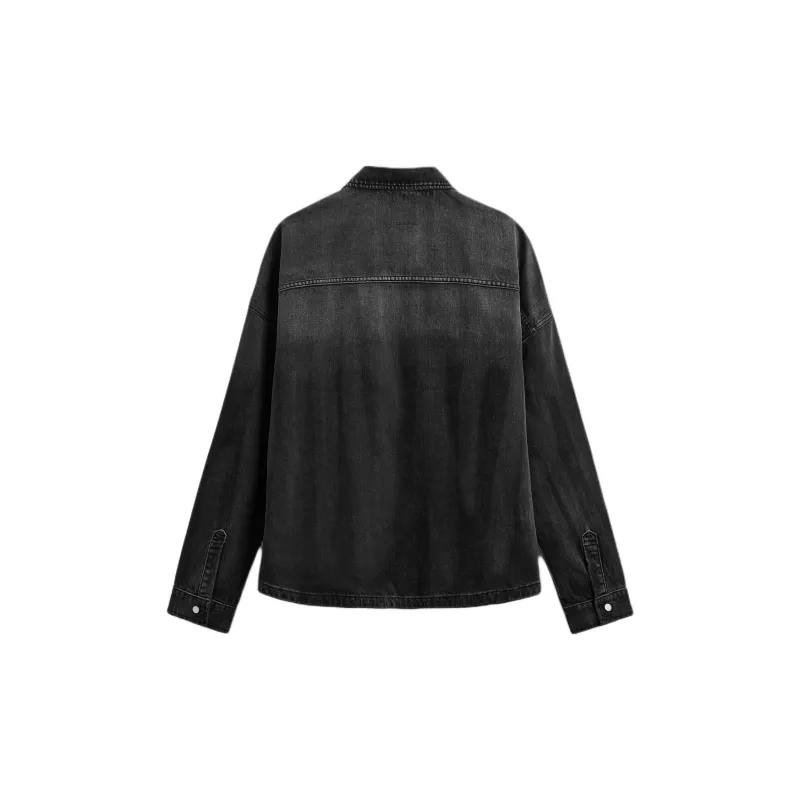 ZARA New Year Shirts Men Black-1