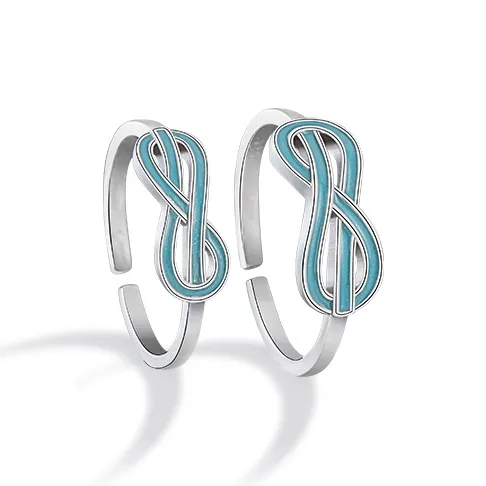 CLARKIA FLOWER S925 Silver Rings Unisex