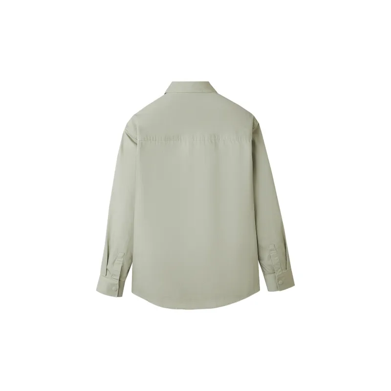 HLA Shirts Men Light Green 32-1