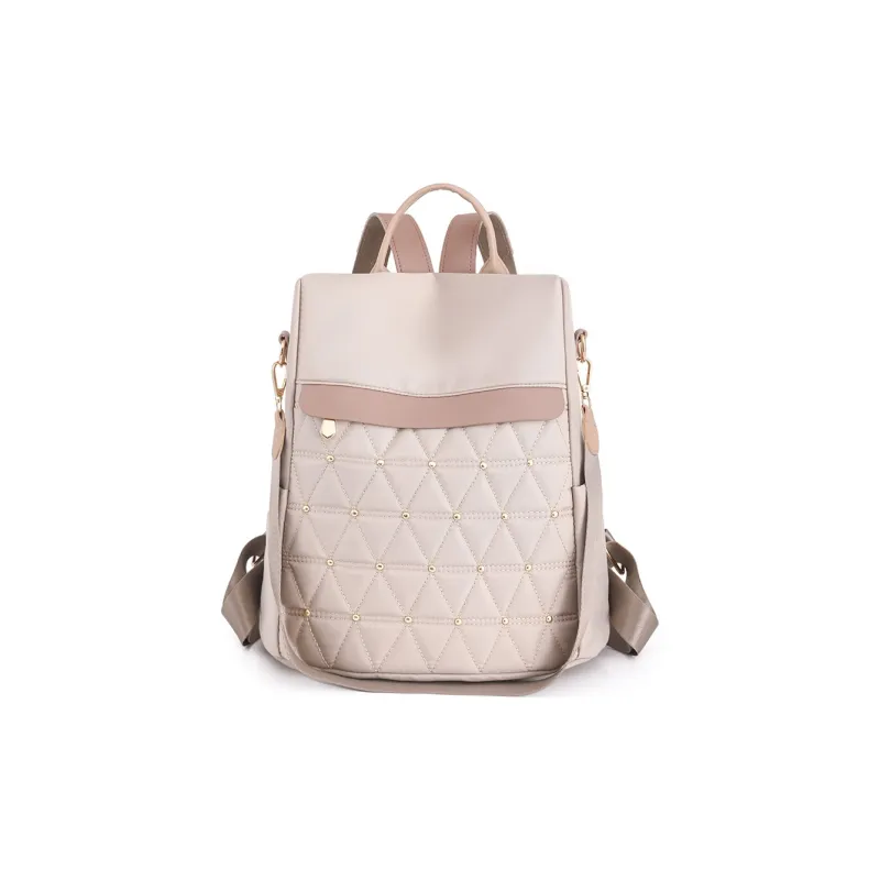 DALO Oxford Backpack Women's Black/Ecru/Khaki-6