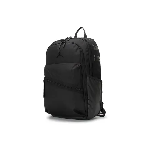 jordan Magnet Polyester Casual Backpack Medium Size Unisex Jet Black