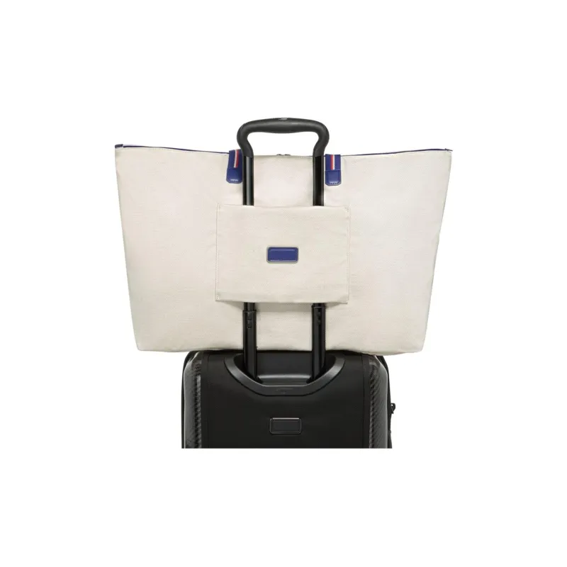 TUMI Nylon Tote Bag, Shopping Bag, Shoulder Bag Unisex Beige-3