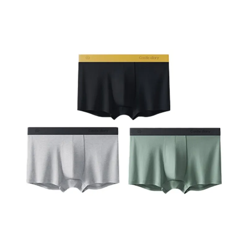 Qiao Ni Tong Underpants Men's 3 Pack-8