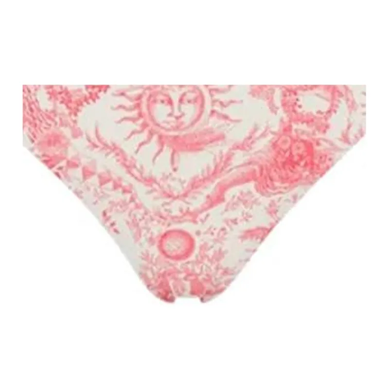 DIOR One-piece Swimsuit Women's Pink-4