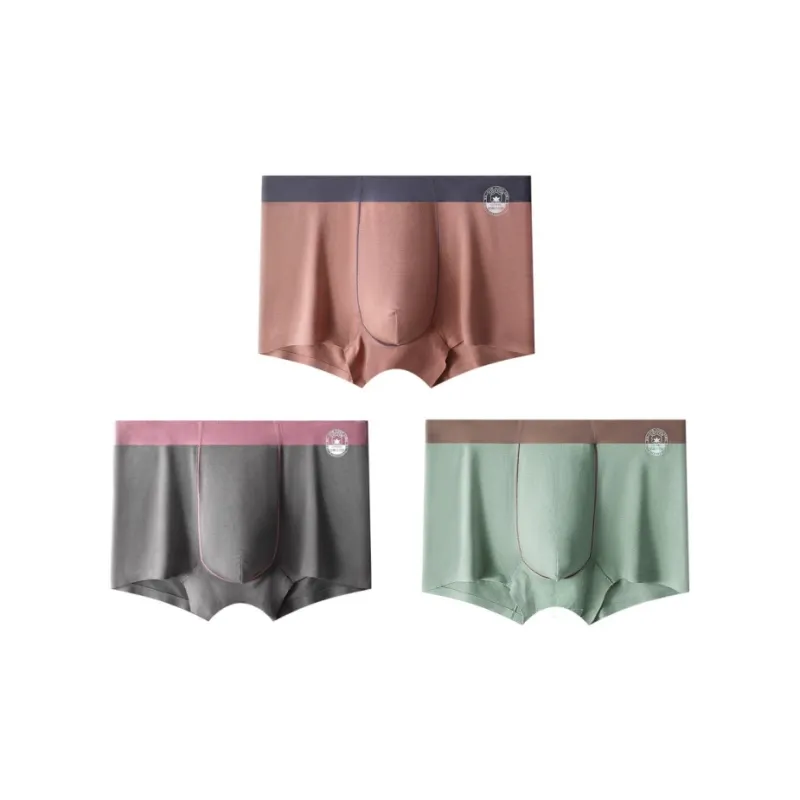Qiao Ni Tong Underpants Men's 3 Pack-8