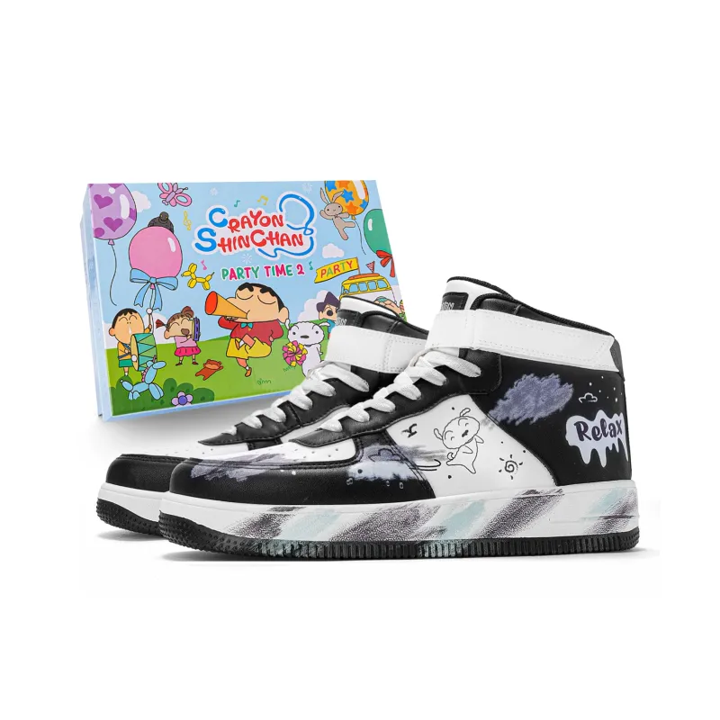 Crayon Shinchan High-Top Vintage Basketball Shoes Unisex Box-37