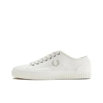 FRED PERRY Hughes Slip-Resistant Cushioning Low-Top Skateboard Shoes Men's Beige