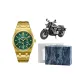 Gold Green-TM-MUT-GQGS-[Gift Box Set+Biker Ornament]