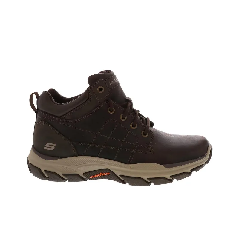 Skechers Respected Short Outdoor Boots Men's Brown-1