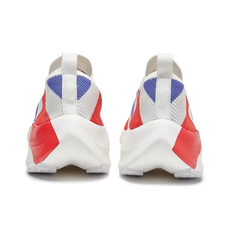 VOIT Running Shoes Unisex Low Top White/Blue/Red-6