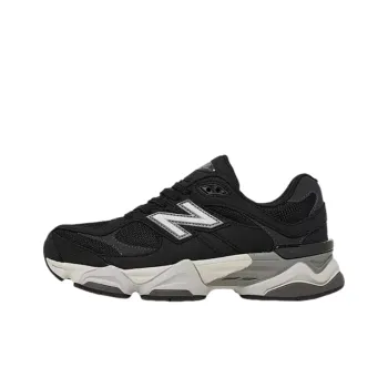 New Balance NB 9060NB 9000 Anti Slip Wear Resistant Low Top Kids' Running Shoes Black Teenagers