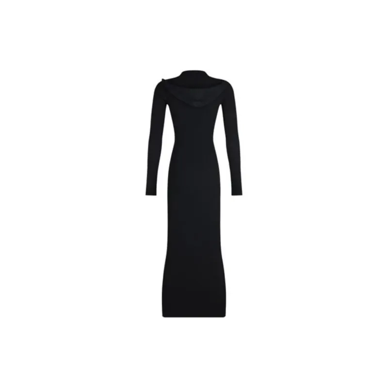 Alaia Ribbed Knit Dress-1