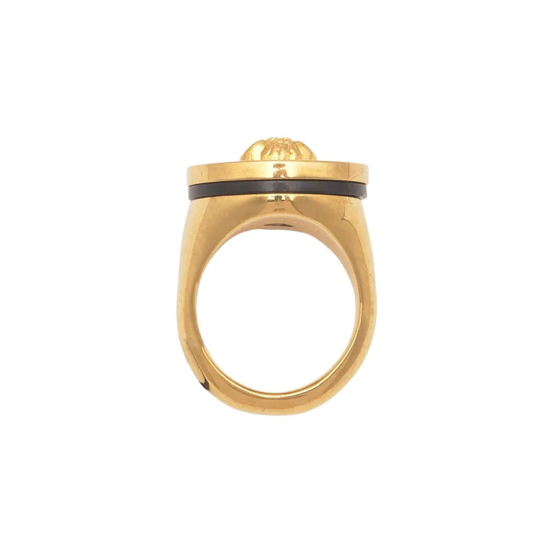 FANSIZHE Brass Rings Unisex Gold-2