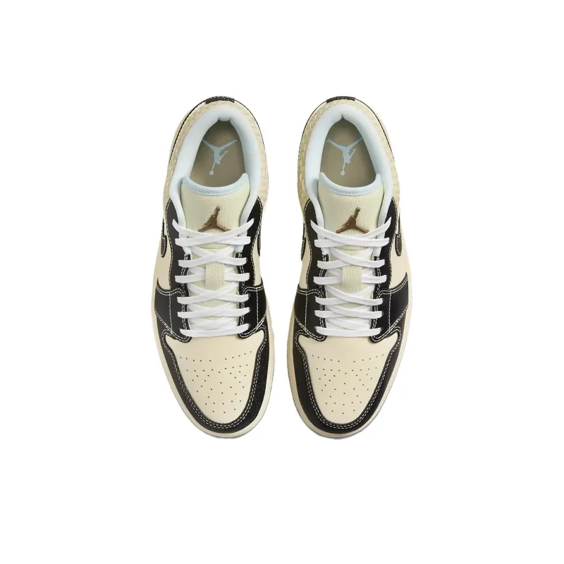 Jordan 1 Low Se Coconut Milk Black Muslin-3