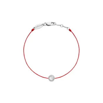 Redline Diamond White Gold Mother Of Pearl Bracelets Women's Red