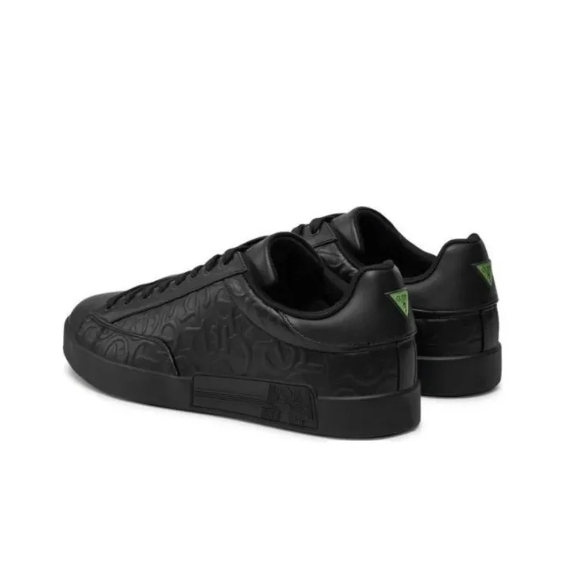GUESS Low Top Skateboard Shoes Men's Black-3