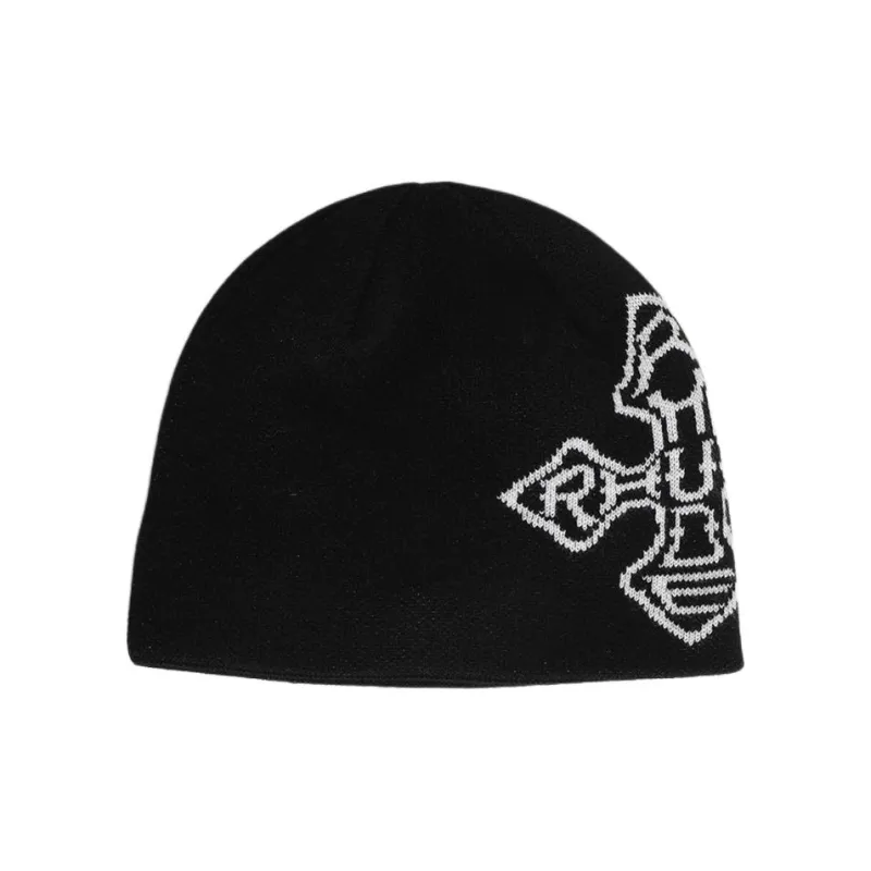 RHUDE Cross Logo Knitted Beanie-0