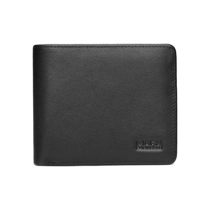 FAIRWHALE Top Grain Cow Leather Wallet Regular Men's Black-1