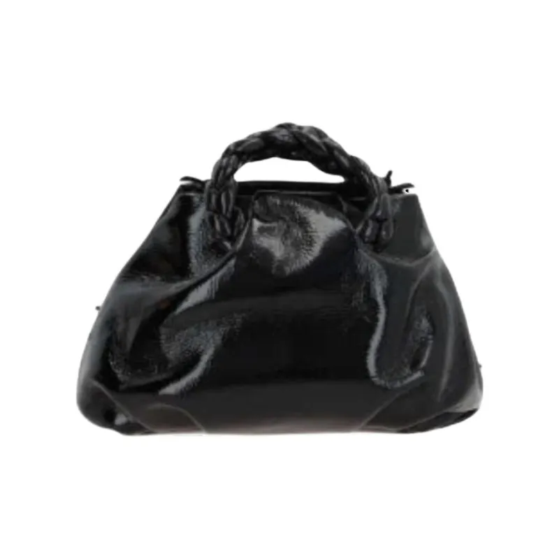Hereu Lambskin Tote Bag, Shopping Bag, Handbag Women's Black-2