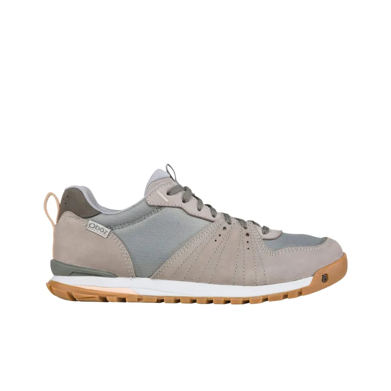 Oboz Anti-Slip Wear-Resistant Low-Top Trekking Shoes Women's Frost Gray-1