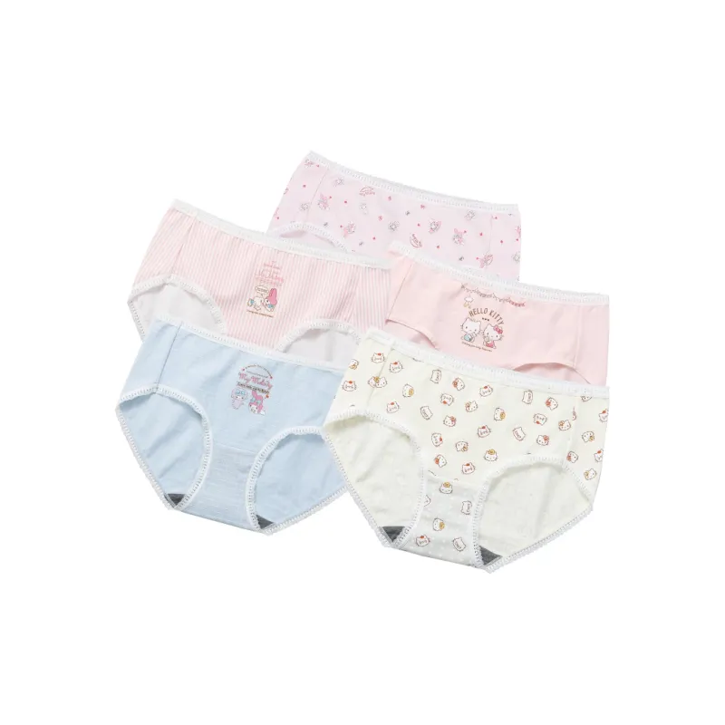 Tutuanna* x Sanrio/ Underpants Women's 5 Pack Mixed Color-1
