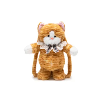 PAIBLOKS Plush Backpack Unisex Multicolor