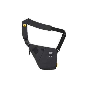 CAT Polyester Sling Bag, Shoulder Bag, Crossbody Bag Unisex Dark Gray