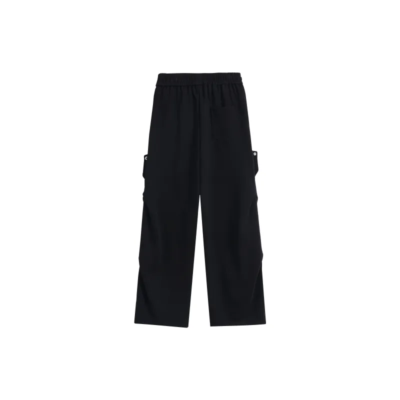 WKOOG Casual Pants Unisex Black-4