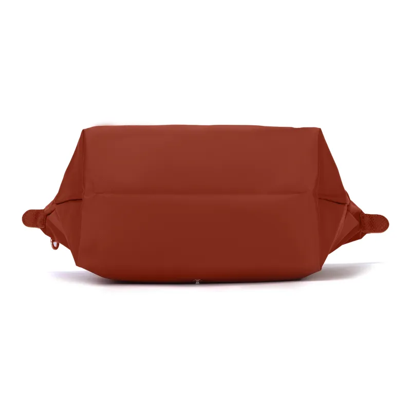 LONGCHAMP Recycled Polyamide Canvas Handbag Shoulder Bag Women's Chestnut-6