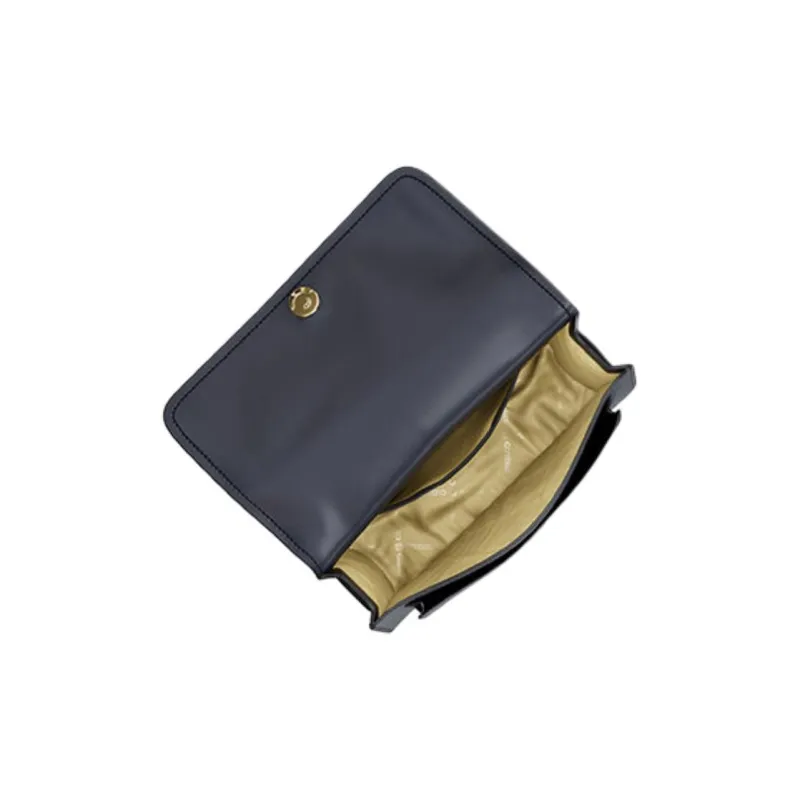 MICHAEL KORS Litchi Grain Leather Crossbody Bag, Shoulder Bag Small Size Women's Marine Blue-2