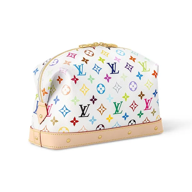 LOUIS VUITTON X Takashi Murakami Cosmetic Pouch Gm White Multicolored-1