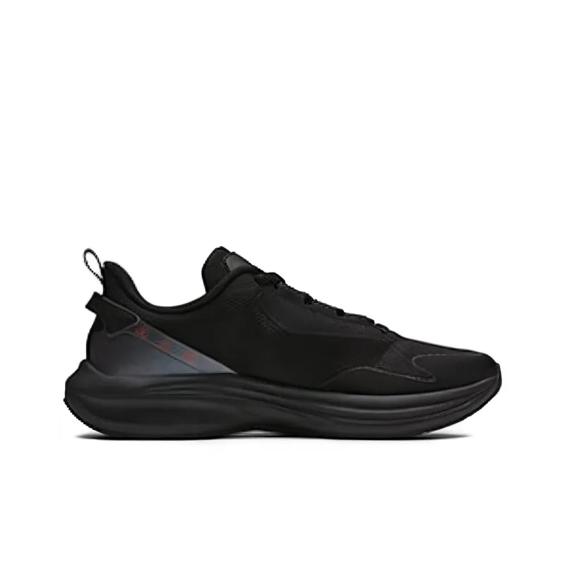 PEAK Cushioning Waterproof Low Top Running Shoes Men's Black-1