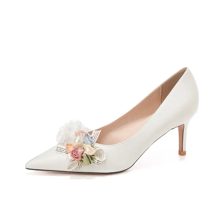 QITUMAUL Slim Heel High Heels Women's-4