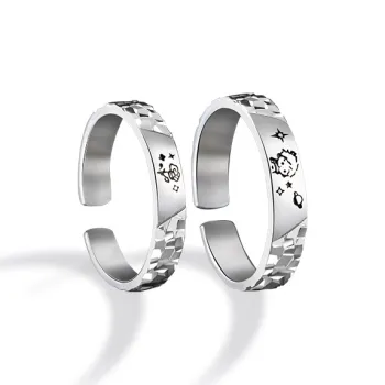 CLARKIA FLOWER S925 Silver Rings Unisex