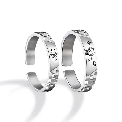 CLARKIA FLOWER S925 Silver Rings Unisex
