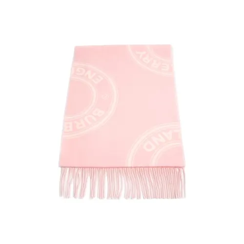 Burberry Wool Knit Scarves Women's Pink