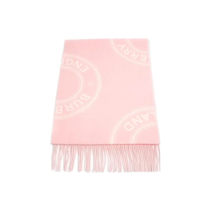 Burberry Wool Knit Scarves Women's Pink-0