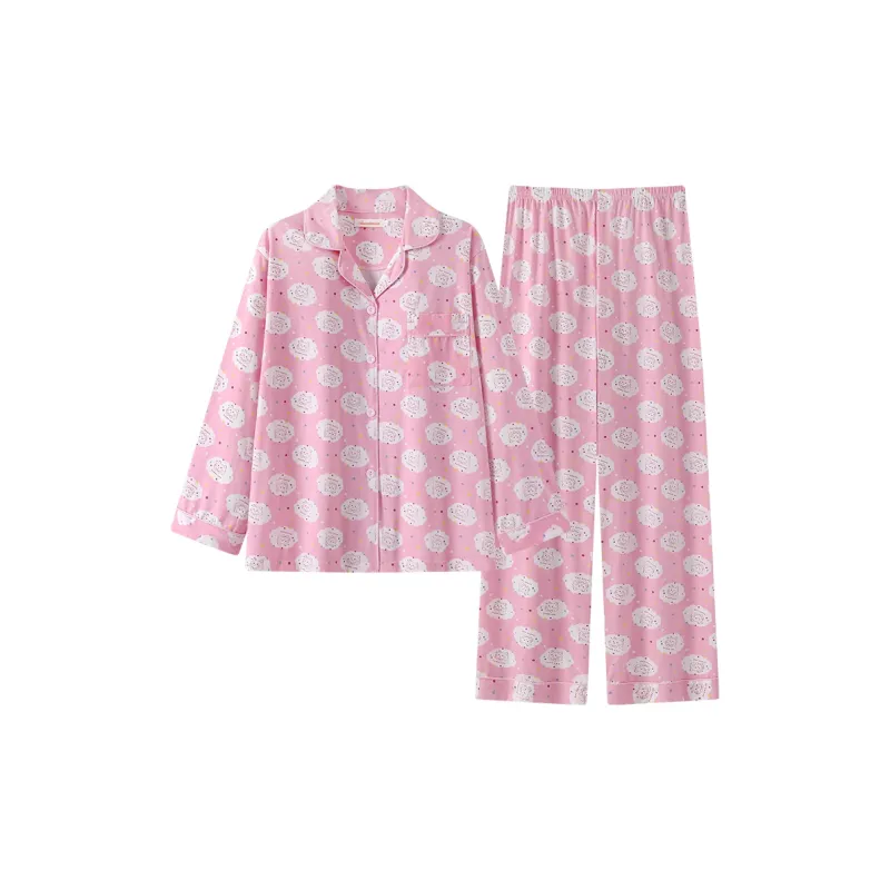 YUZHAOLIN Pajama Set Women's Pink-0