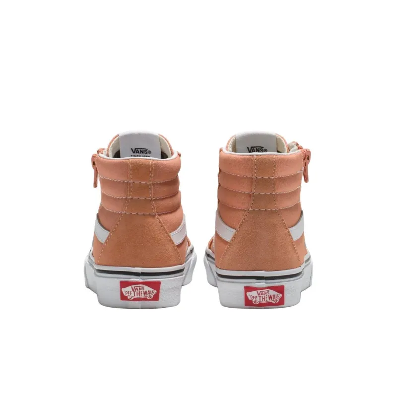 Vans Sk8-Hi Anti-Slip Wear-Resistant High-Top Kids' Skateboarding Shoes Orange Kids'-2