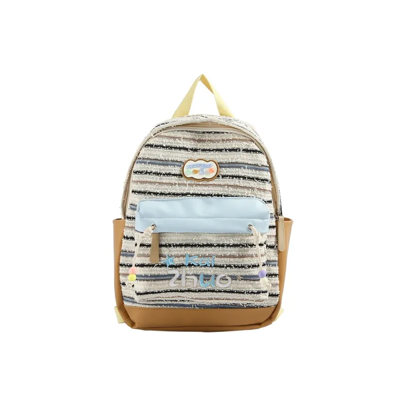 SUN ERATH&U Fabric Backpack Women's Khaki Style 1-0