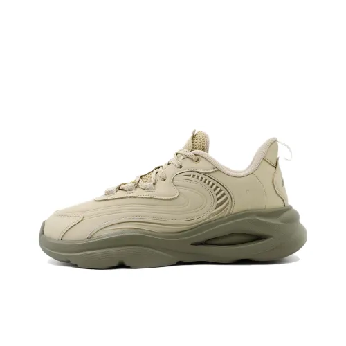 Anta Anti-Slip Wear-Resistant Low-Top Casual Shoes Men's Khaki