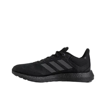 Adidas Pureboost Wear Resistant Low Top Running Shoes Unisex Black Gray