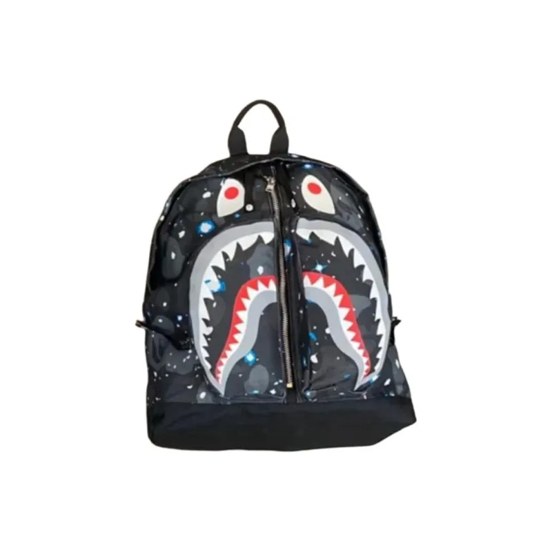 A BATHING APE Nylon Backpack Regular Unisex Black-2