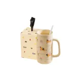 [Multicolor Box Set]Bowknot Puppy Mug with Spoon