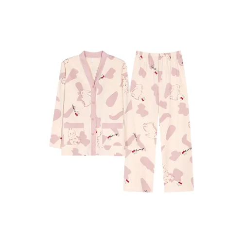XIAFENYAN Pajama Set Women's Pink